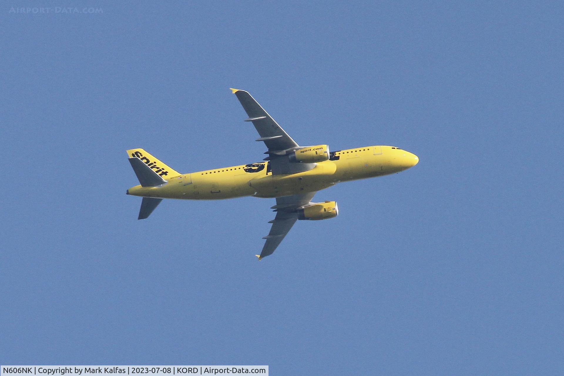 N606NK, 2011 Airbus A320-232 C/N 4592, Spirit Airlines A320 N606NK NKS130 SJU-ORD