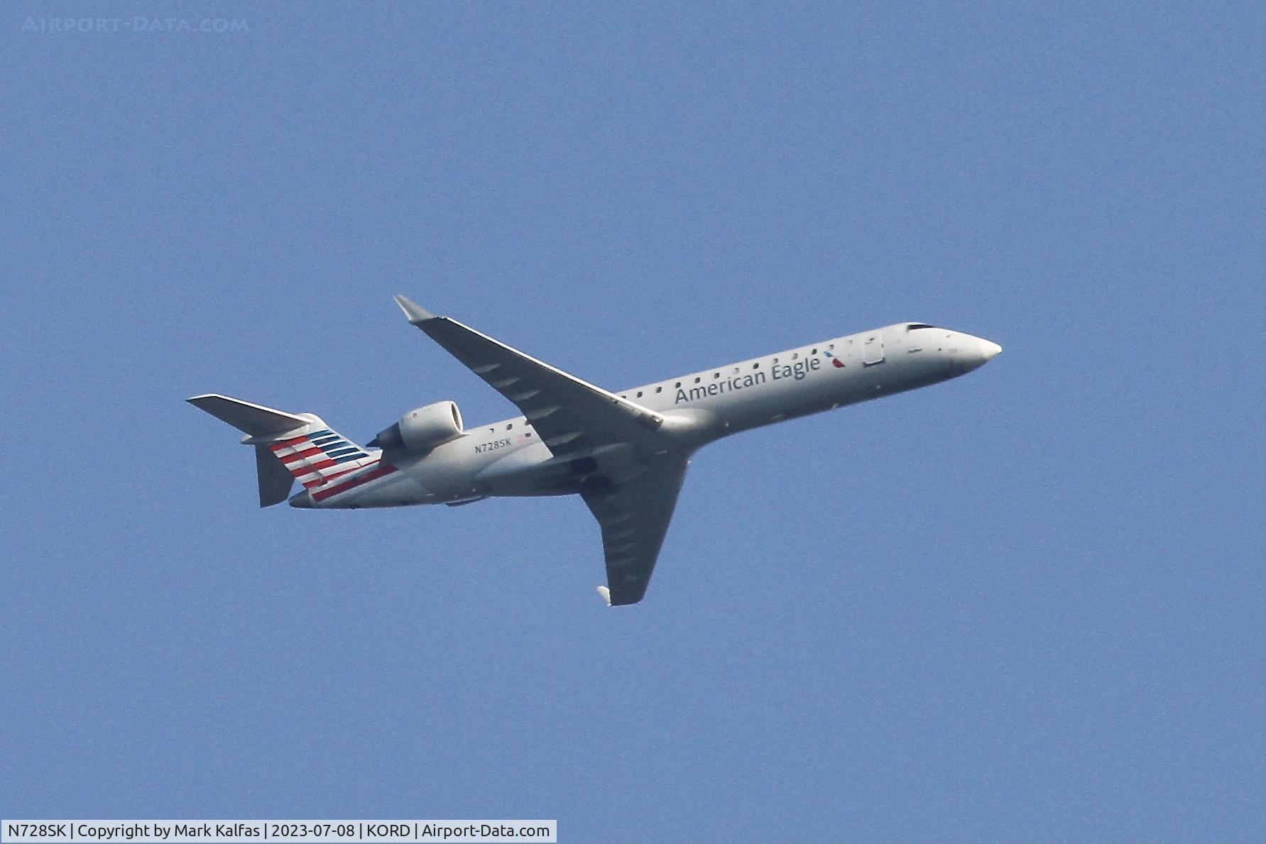N728SK, 2005 Bombardier CRJ-701 (CL-600-2C10) Regional Jet C/N 10192, SkyWest/United Express CRJ7 N728SK SKW4896 SAV-ORD
