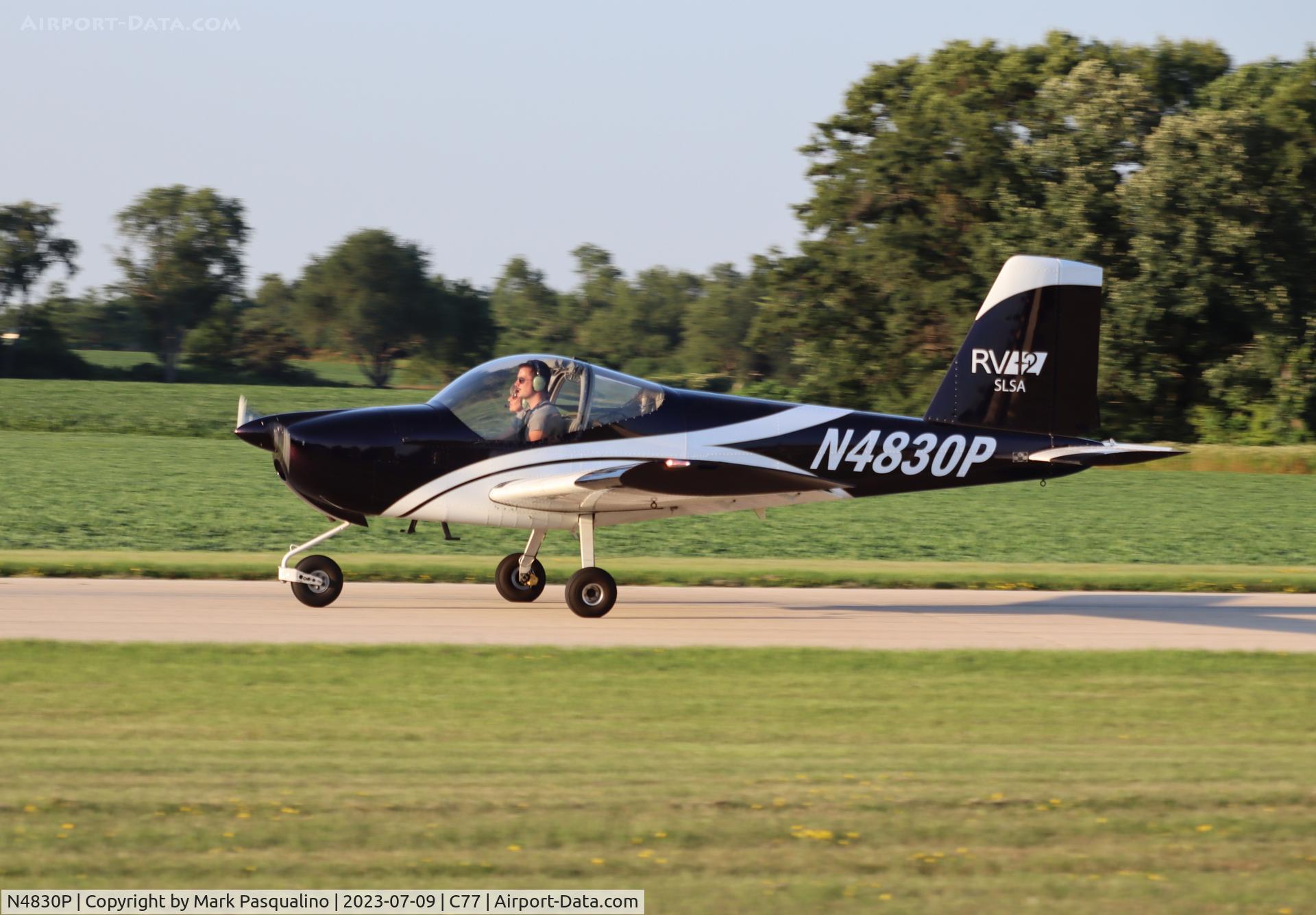 N4830P, 2013 Vans RV-12 C/N 12024, Vans RV-12