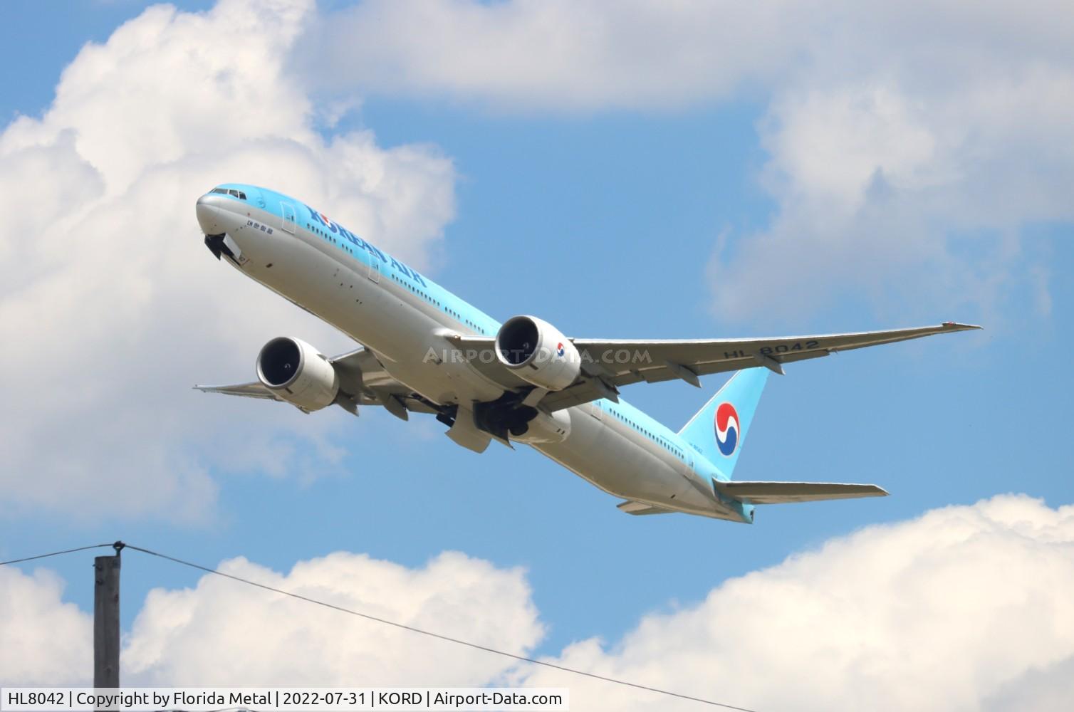 HL8042, 2016 Boeing 777-3B5/ER C/N 60376, KAL 773 zx ORD-ICN