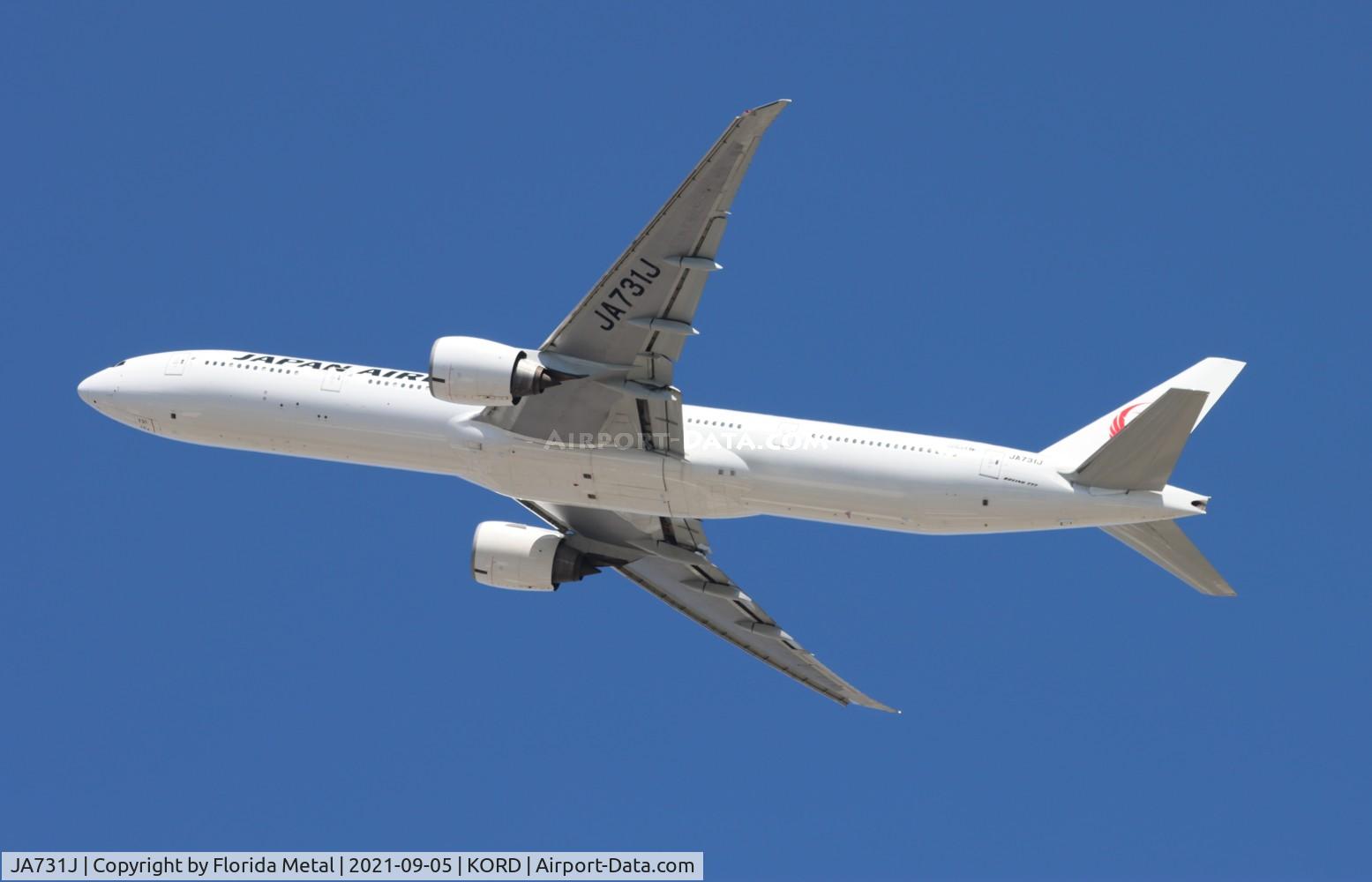 JA731J, 2003 Boeing 777-346/ER C/N 32431, JAL 773 zx ORD-NRT