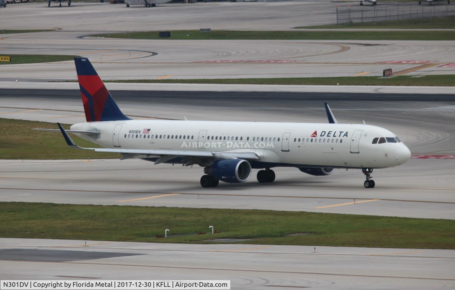 N301DV, 2016 Airbus A321-211 C/N 6923, DAL A321 zx ATL-FLL