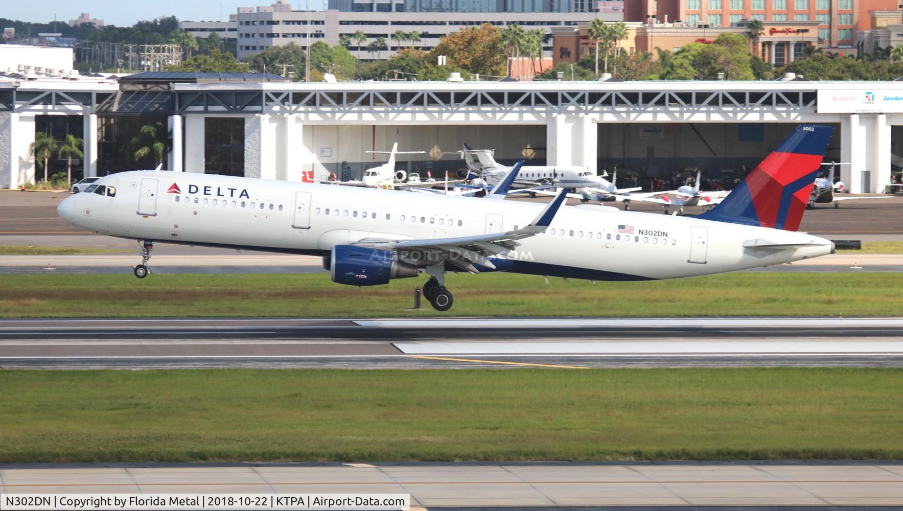 N302DN, 2016 Airbus A321-211 C/N 7031, DAL A321 zx ATL-TPA