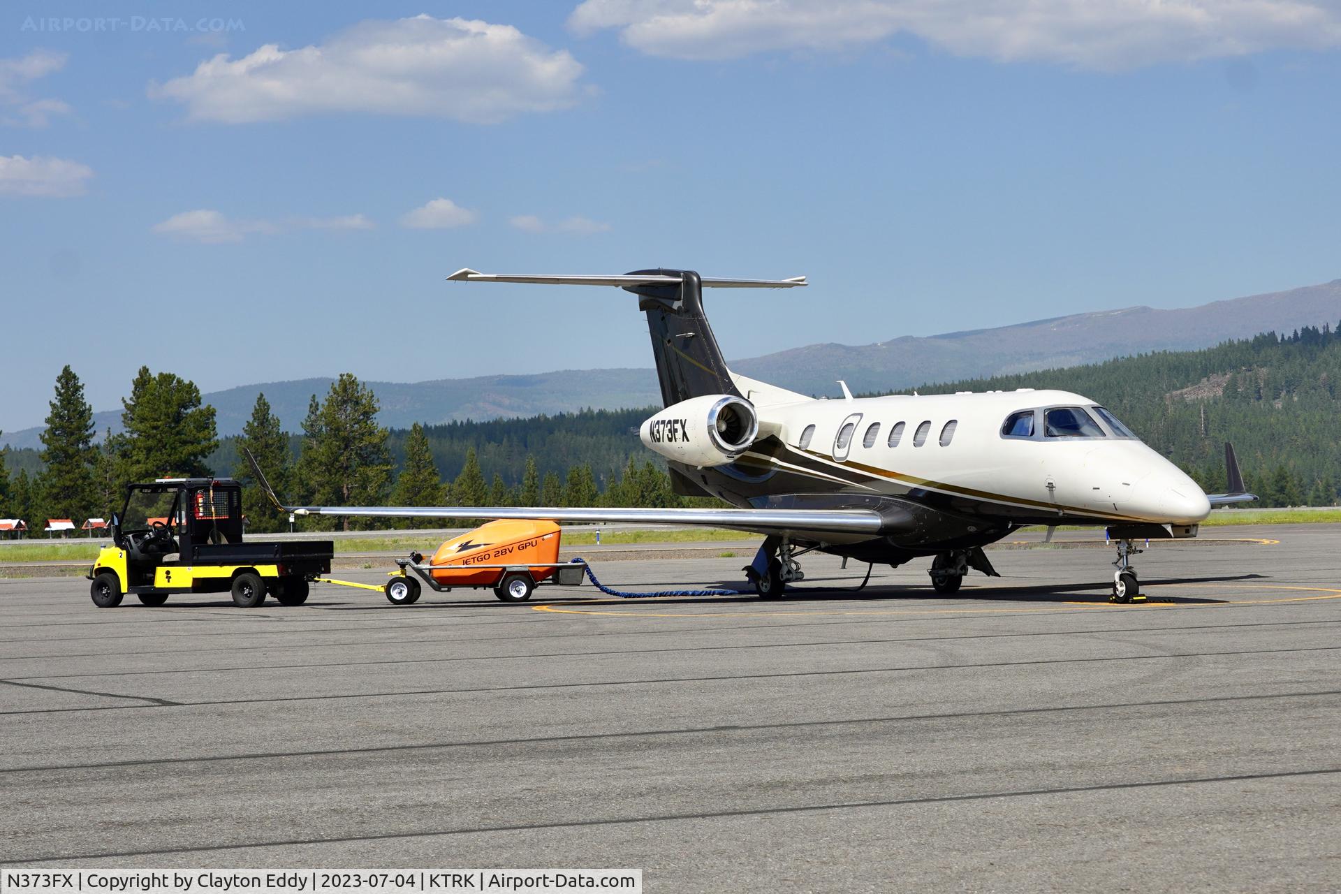 N373FX, 2016 Embraer EMB-505 C/N 50500391, Truckee Tahoe airport in California 2023.