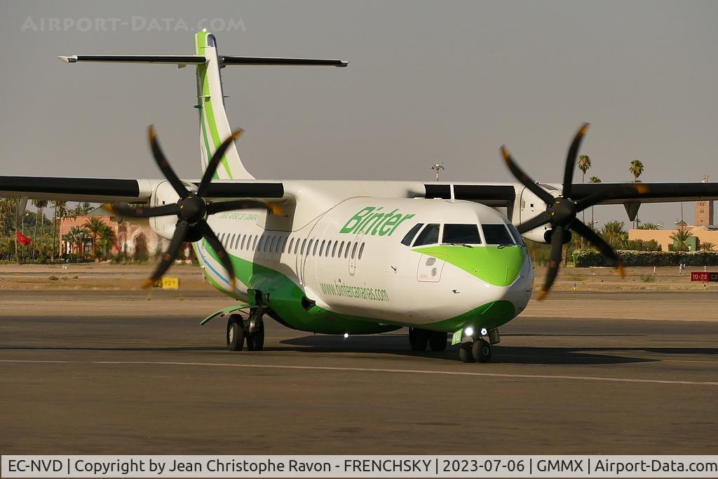 EC-NVD, 2022 ATR 72-600 C/N 1644, Marrakesh (RAK)	Funchal (FNC)	NT951