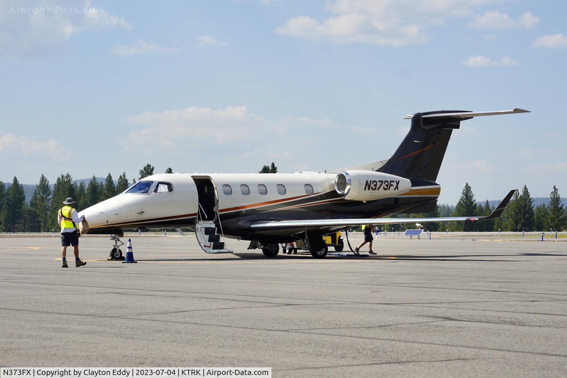 N373FX, 2016 Embraer EMB-505 C/N 50500391, Truckee Tahoe airport in California 2023.