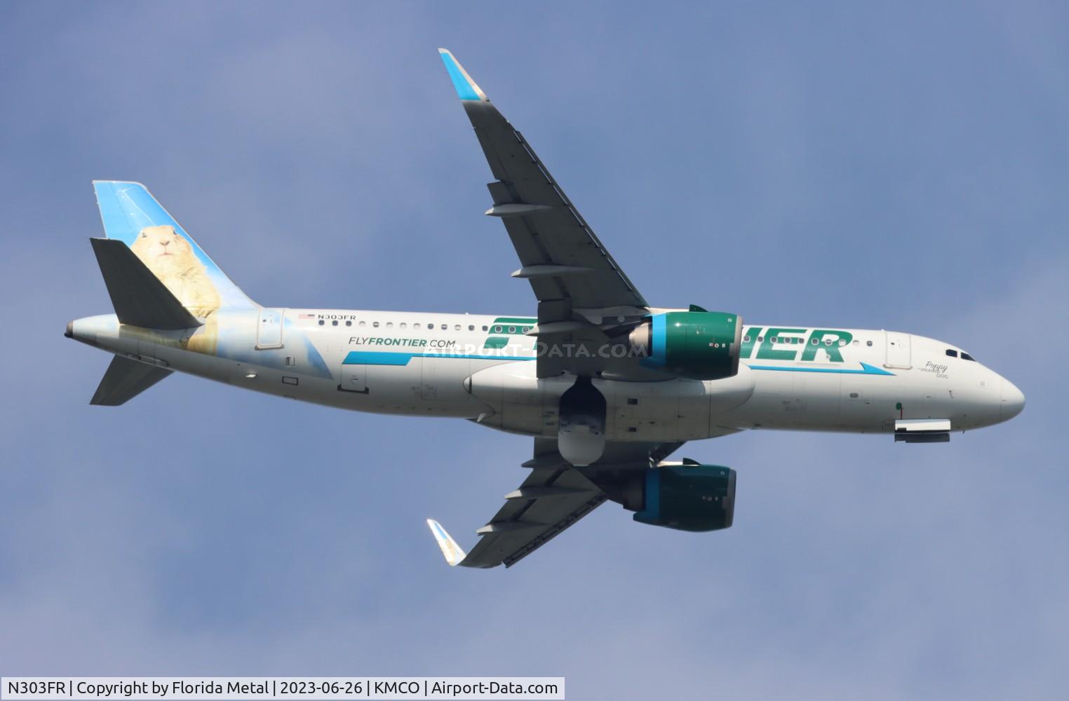 N303FR, 2016 Airbus A320-251N C/N 7249, FFT A320N Poppy zx RDU-MCO