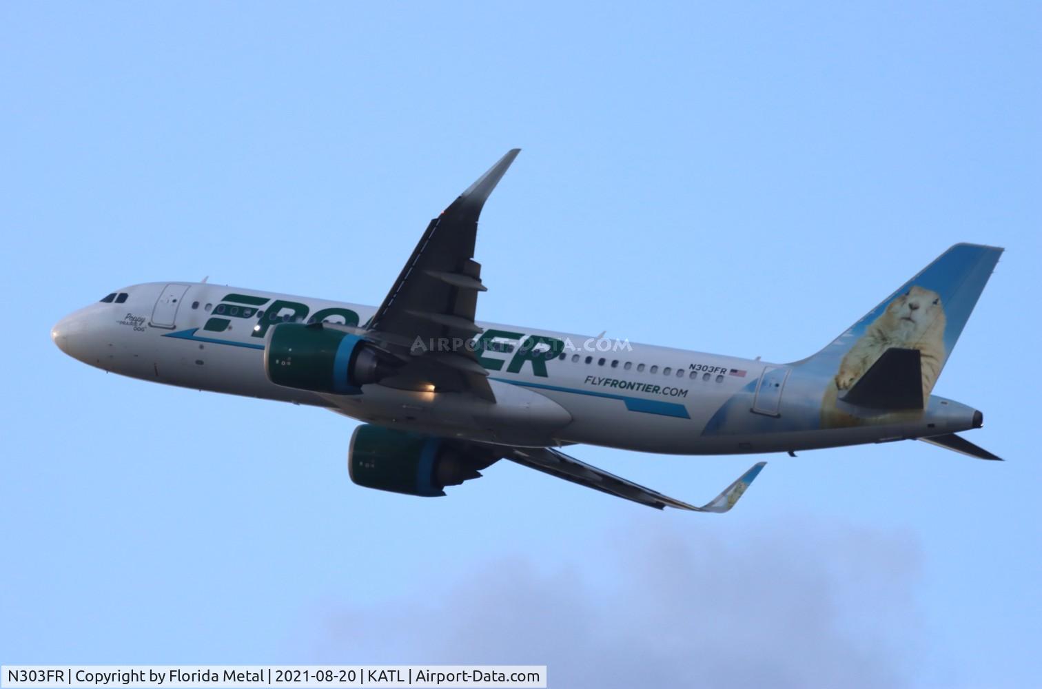 N303FR, 2016 Airbus A320-251N C/N 7249, FFT A320N Poppy zx ATL-DEN