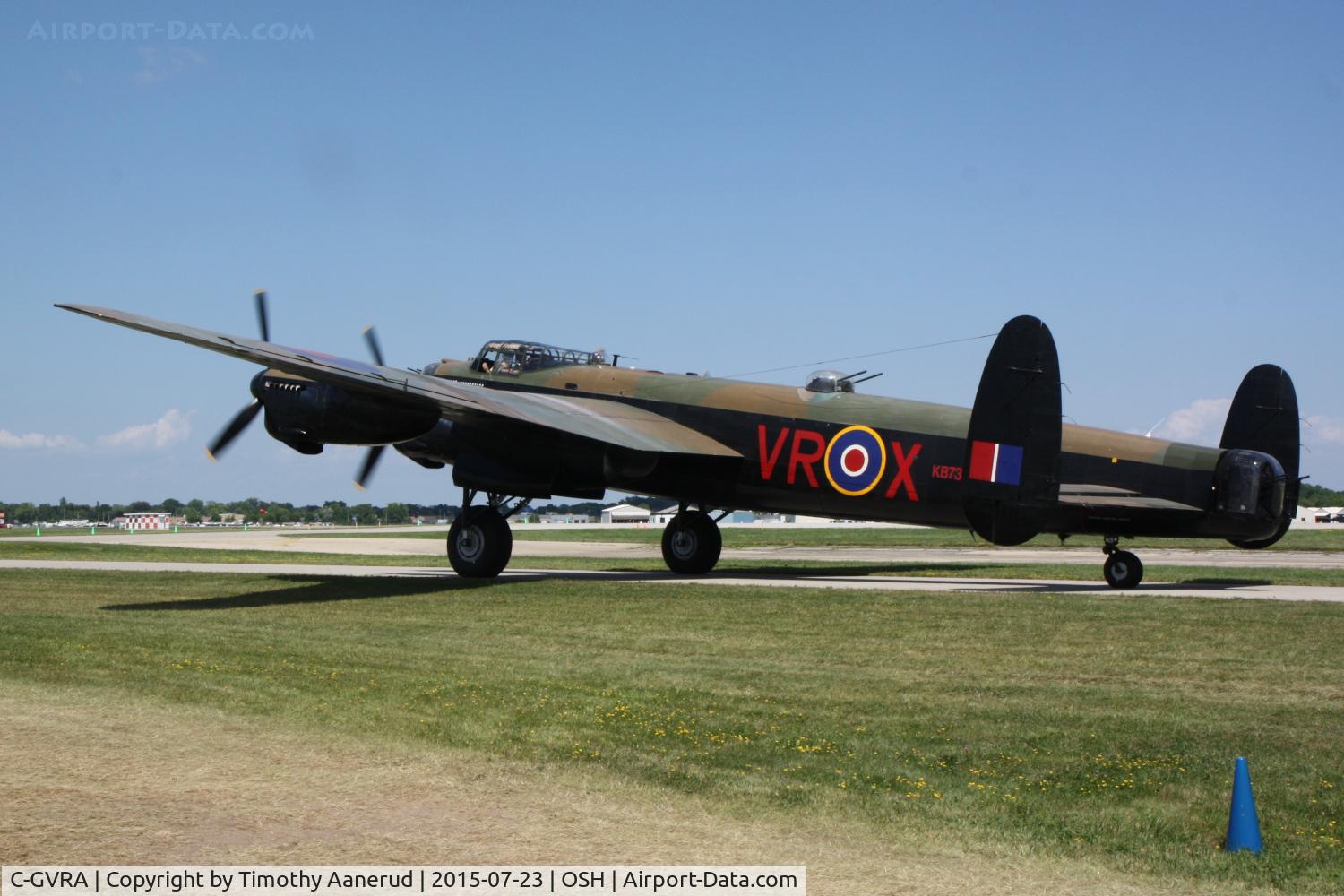 C-GVRA, 1945 Victory Aircraft Avro 683 Lancaster BX C/N FM 213 (3414), Avro 683 Lancaster BX, c/n: FM 213 (3414)