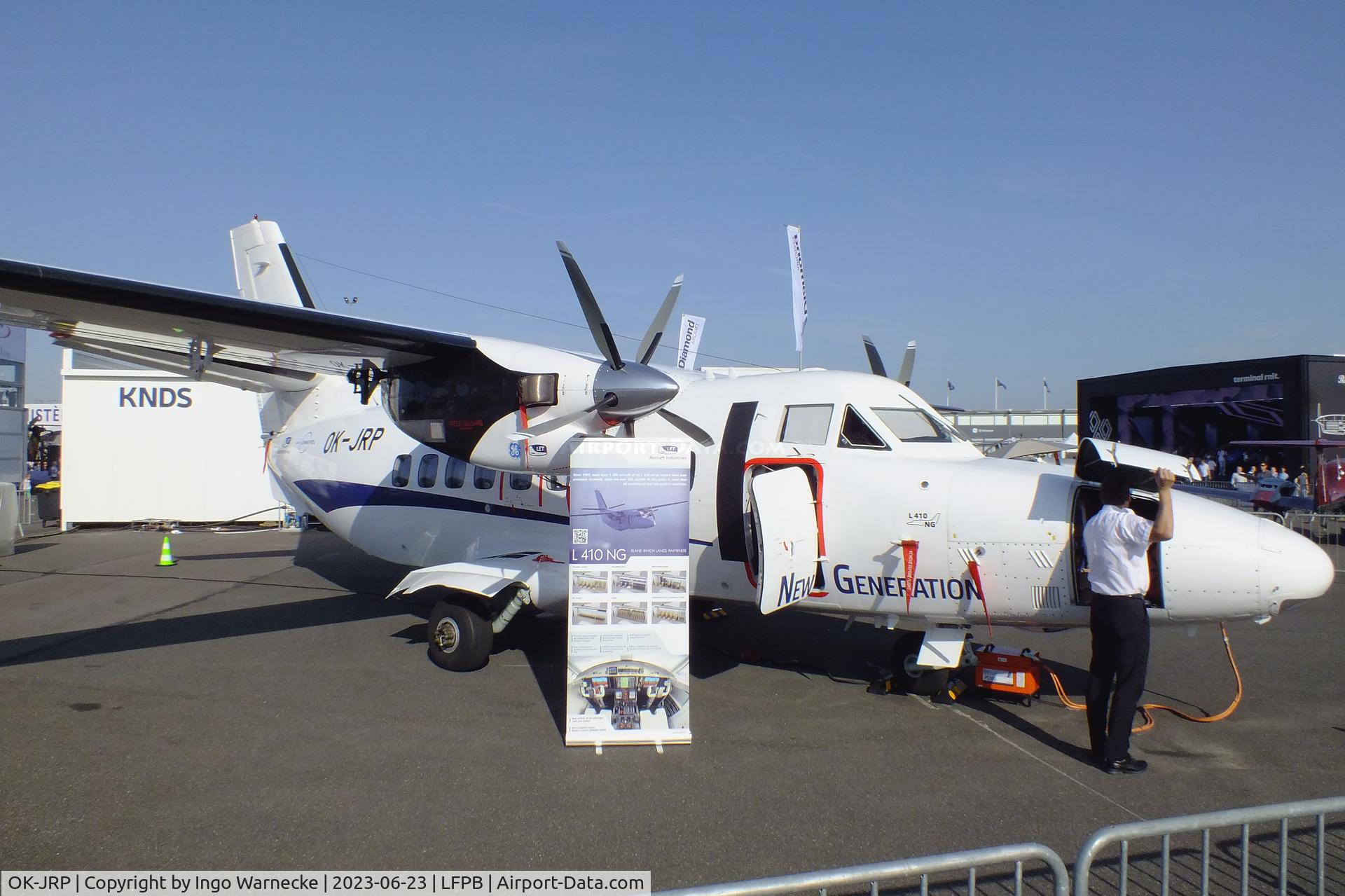 OK-JRP, Let L-410NG C/N 5001, Let L-410 NG New Generation at the Aerosalon 2023, Paris