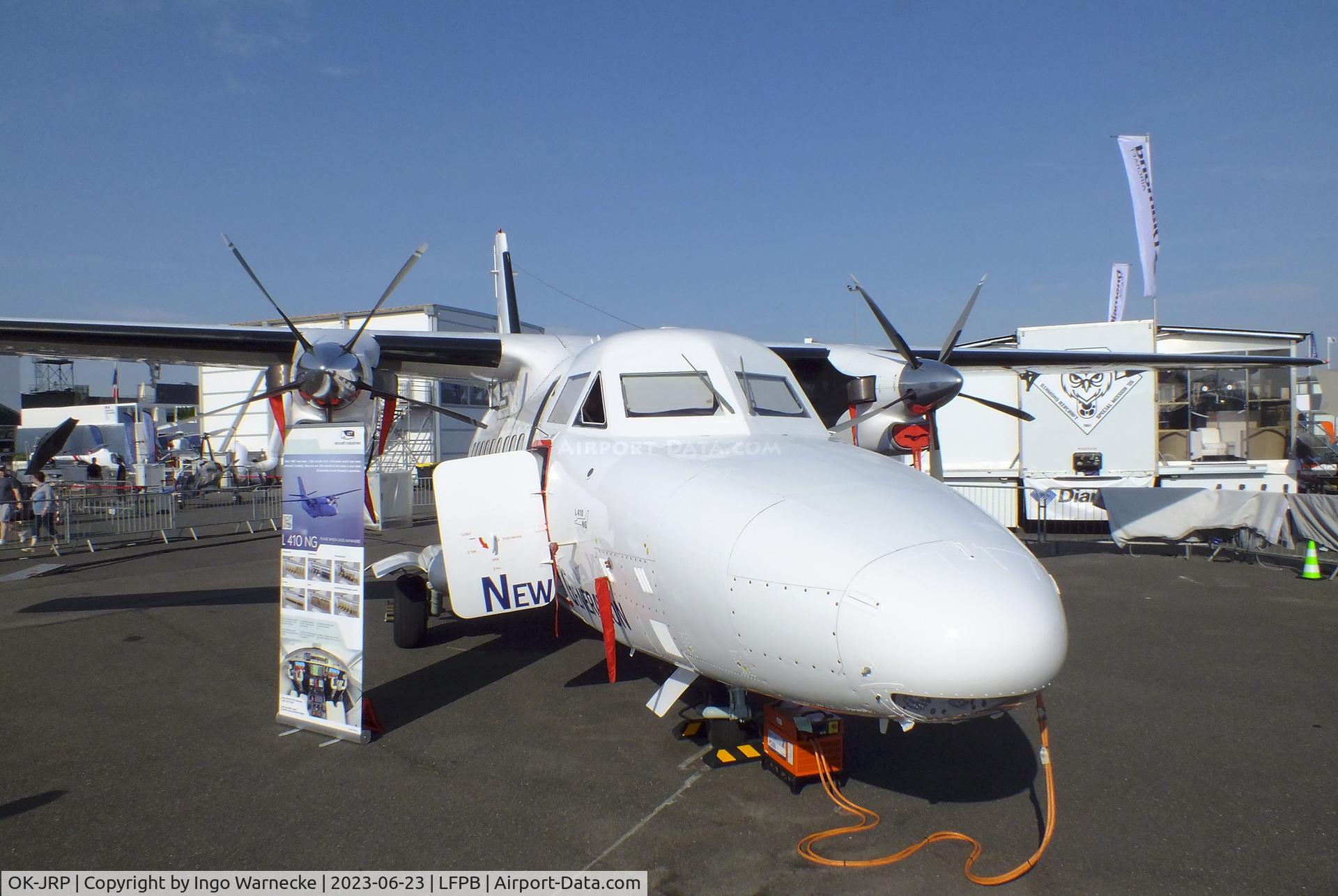 OK-JRP, Let L-410NG C/N 5001, Let L-410 NG New Generation at the Aerosalon 2023, Paris