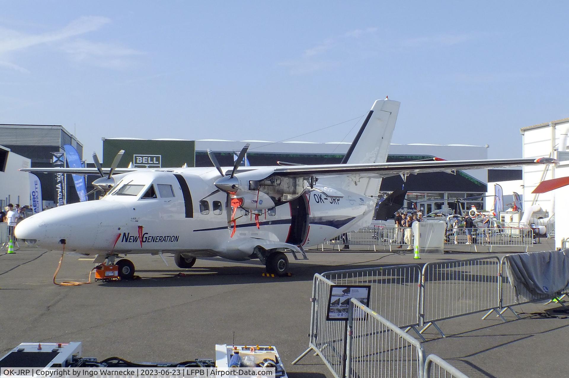 OK-JRP, Let L-410NG C/N 5001, Let L-410 NG New Generation at the Aerosalon 2023, Paris