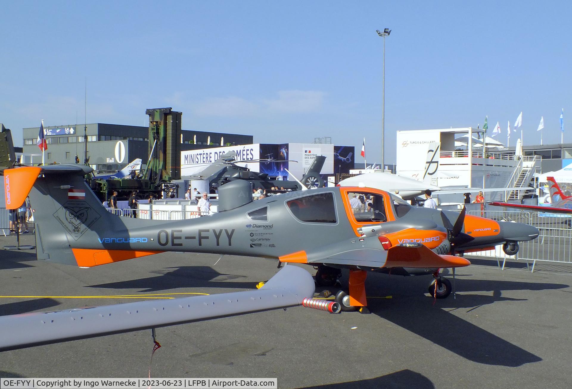 OE-FYY, Diamond DA-62MPP Survey Star C/N 62.224, Diamond DA-62 MPP Vanguard at the Aerosalon 2023, Paris