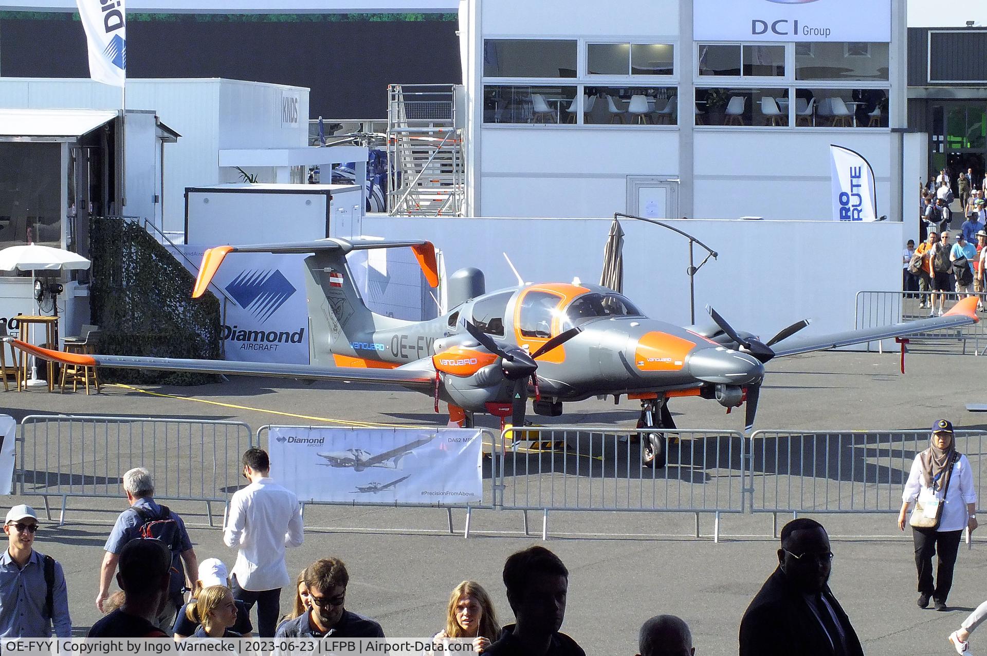 OE-FYY, Diamond DA-62MPP Survey Star C/N 62.224, Diamond DA-62 MPP Vanguard at the Aerosalon 2023, Paris