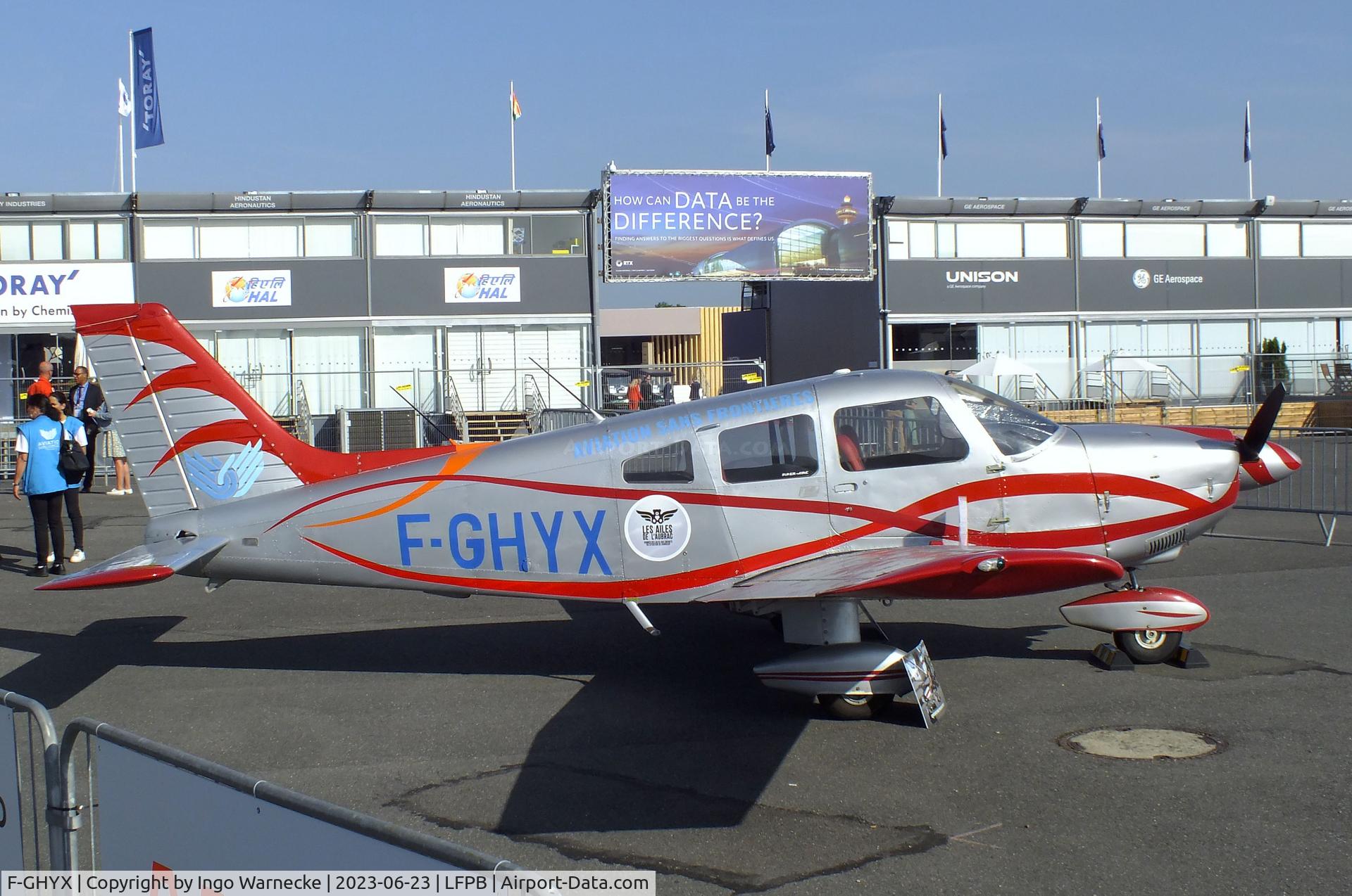 F-GHYX, Piper PA-28-181 Archer C/N 28-8190101, Piper PA-28-181 Archer II at the Aerosalon 2023, Paris