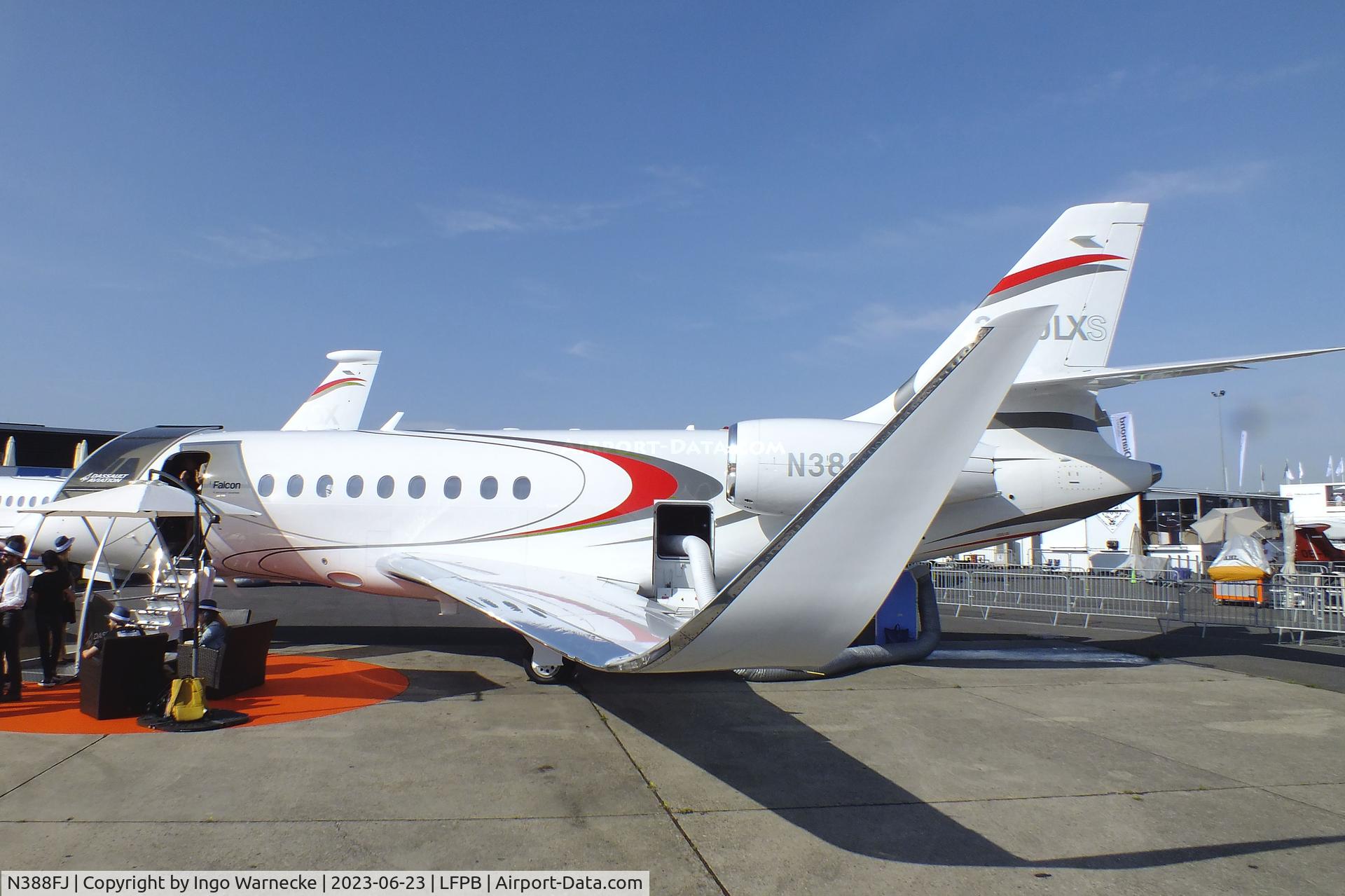 N388FJ, 2021 Dassault Falcon 2000LX C/N 388, Dassault Falcon 2000LXS at the Aerosalon 2023, Paris