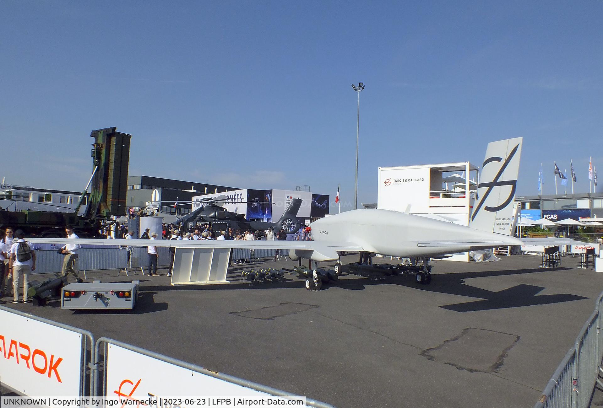 UNKNOWN, 2023 Turgis & Gaillard ASA 1204 AAROK C/N 001, Turgis & Gaillard ASA 1204 AAROK drone at the Aerosalon 2023, Paris