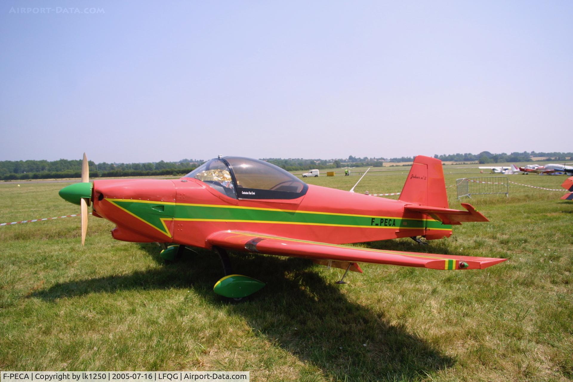 F-PECA, Pena Koker C/N 02, This Pena Joker F-PECA has a tailwheel. IT was present at the RSA Rally of Nevers in 2005