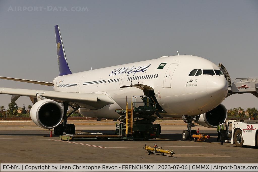 EC-NYJ, 2012 Airbus A330-303 C/N 1360, SV3393 Jeddah to Marrakech