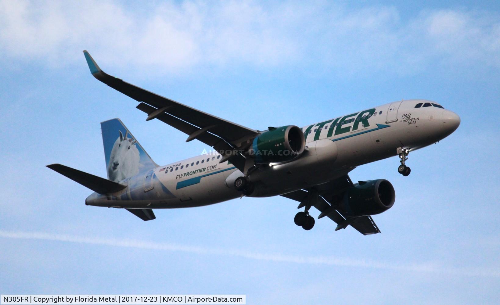 N305FR, 2016 Airbus A320-251N C/N 7387, FFT A320N Cliff zx MCO 18R