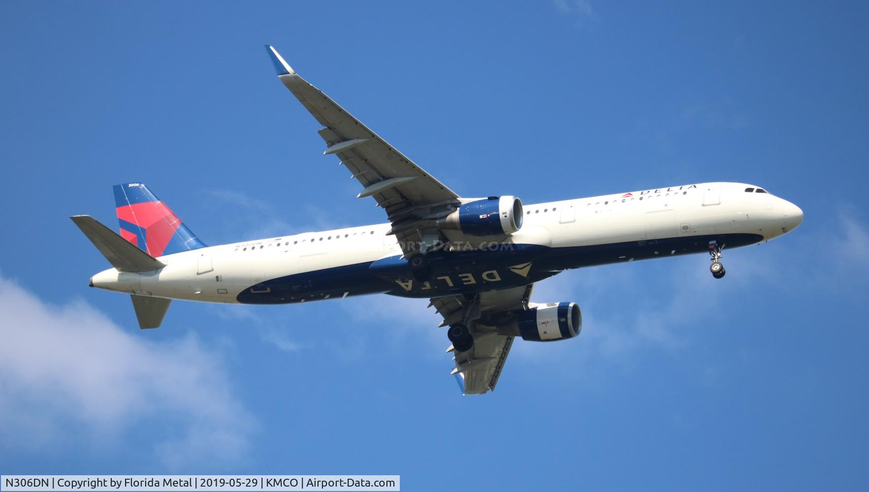 N306DN, 2016 Airbus A321-211 C/N 7165, DAL A321 zx SLC-MCO