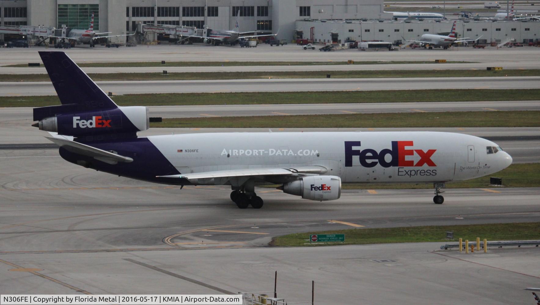 N306FE, 1985 McDonnell Douglas MD-10-30F C/N 48287, FedEx MD-10-30 zx MEM-MIA