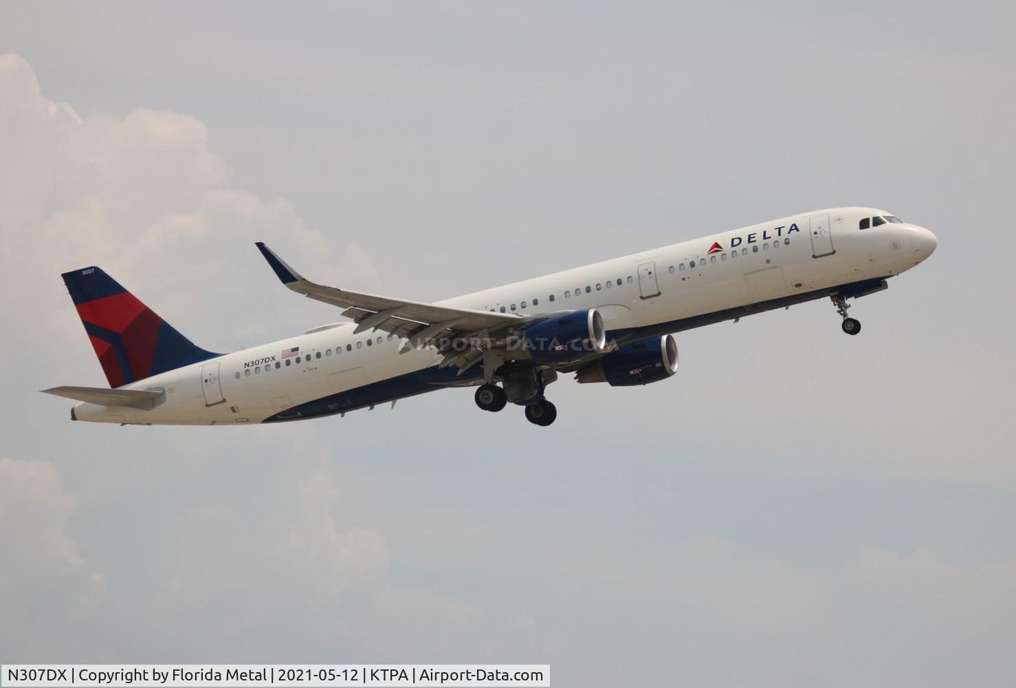 N307DX, 2016 Airbus A321-211 C/N 7214, DAL A321 zx TPA-DTW