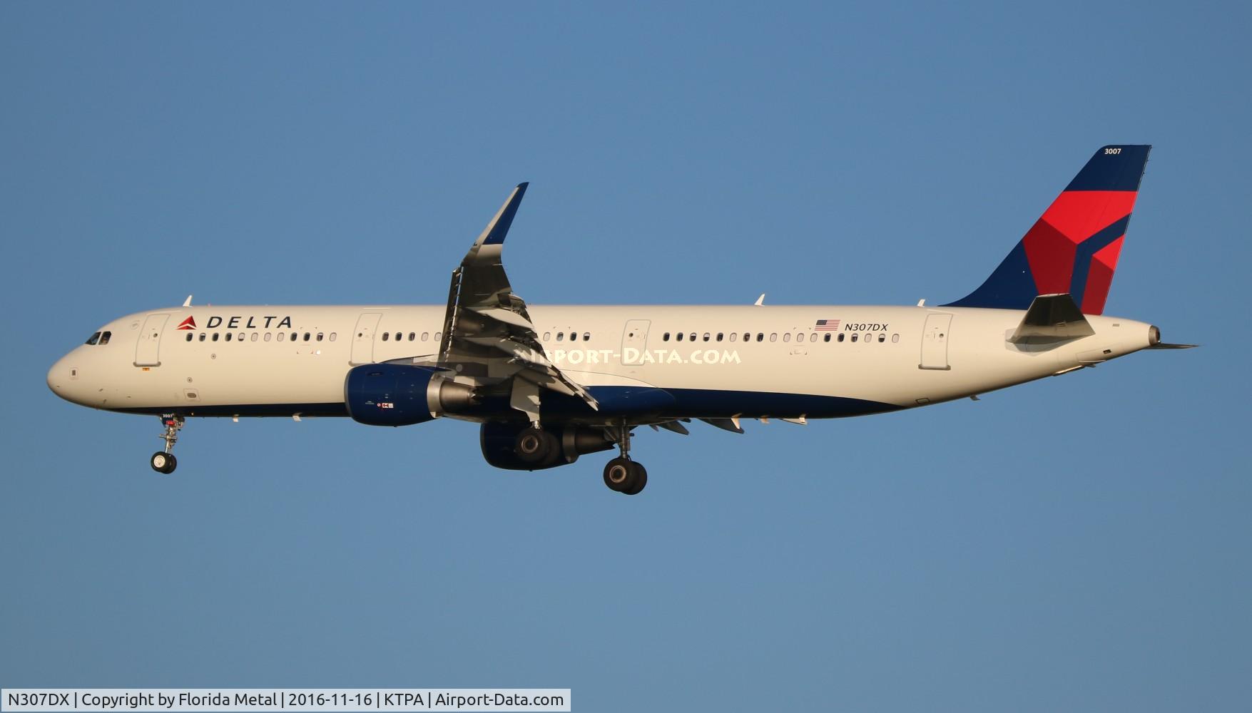 N307DX, 2016 Airbus A321-211 C/N 7214, DAL A321 zx ATL-TPA