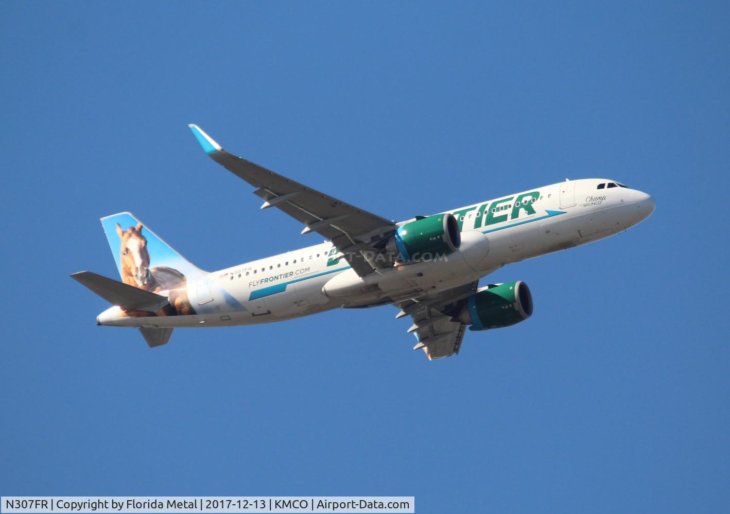 N307FR, 2017 Airbus A320-251N C/N 7472, FFT A320N Champ zx MCO-BUF