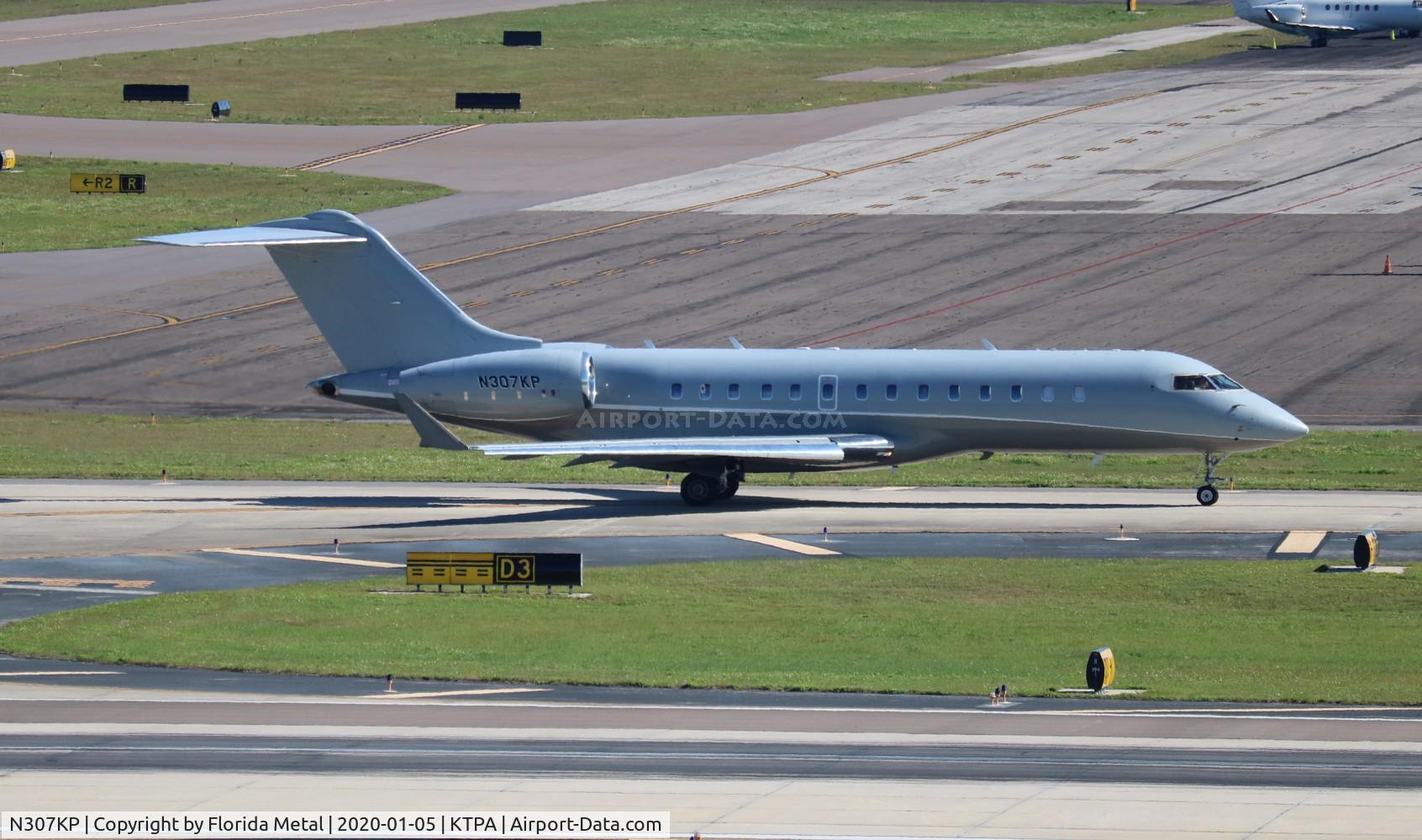 N307KP, 2003 Bombardier BD-700-1A10 Global Express C/N 9120, Global Express zx TPA getting ready for a 1R departure