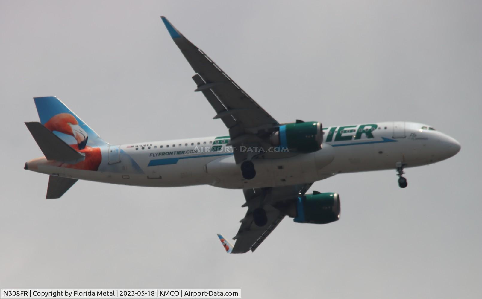 N308FR, 2017 Airbus A320-251N C/N 7538, FFT A320N Flo zx BWI-MCO