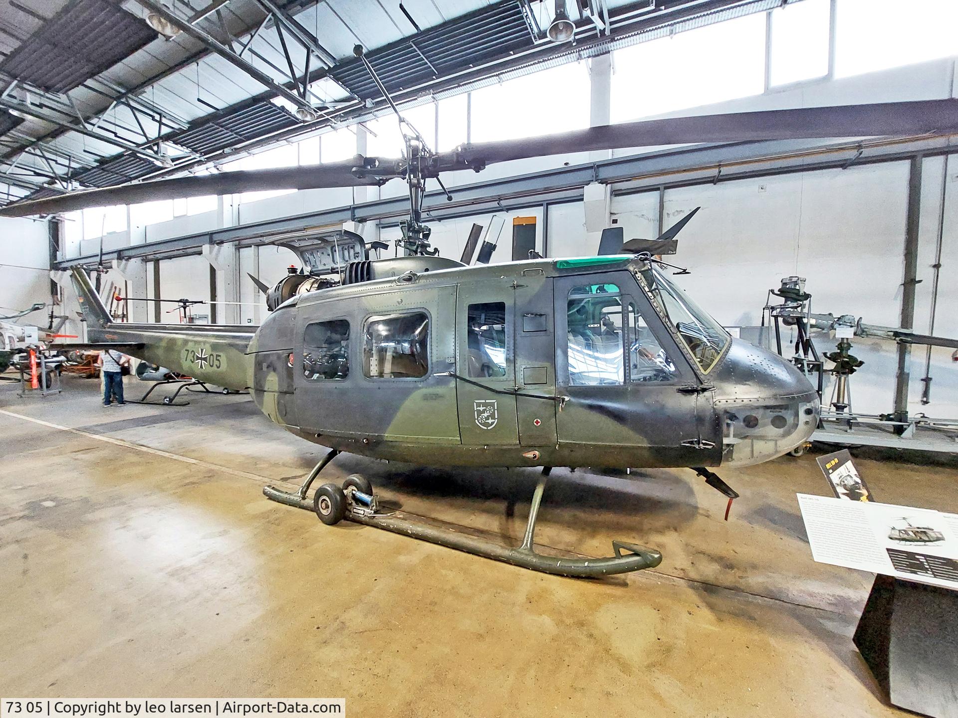 73 05, Bell (Dornier) UH-1D Iroquois (205) C/N 8425, Wernigerode Air Museum 30.6.2023