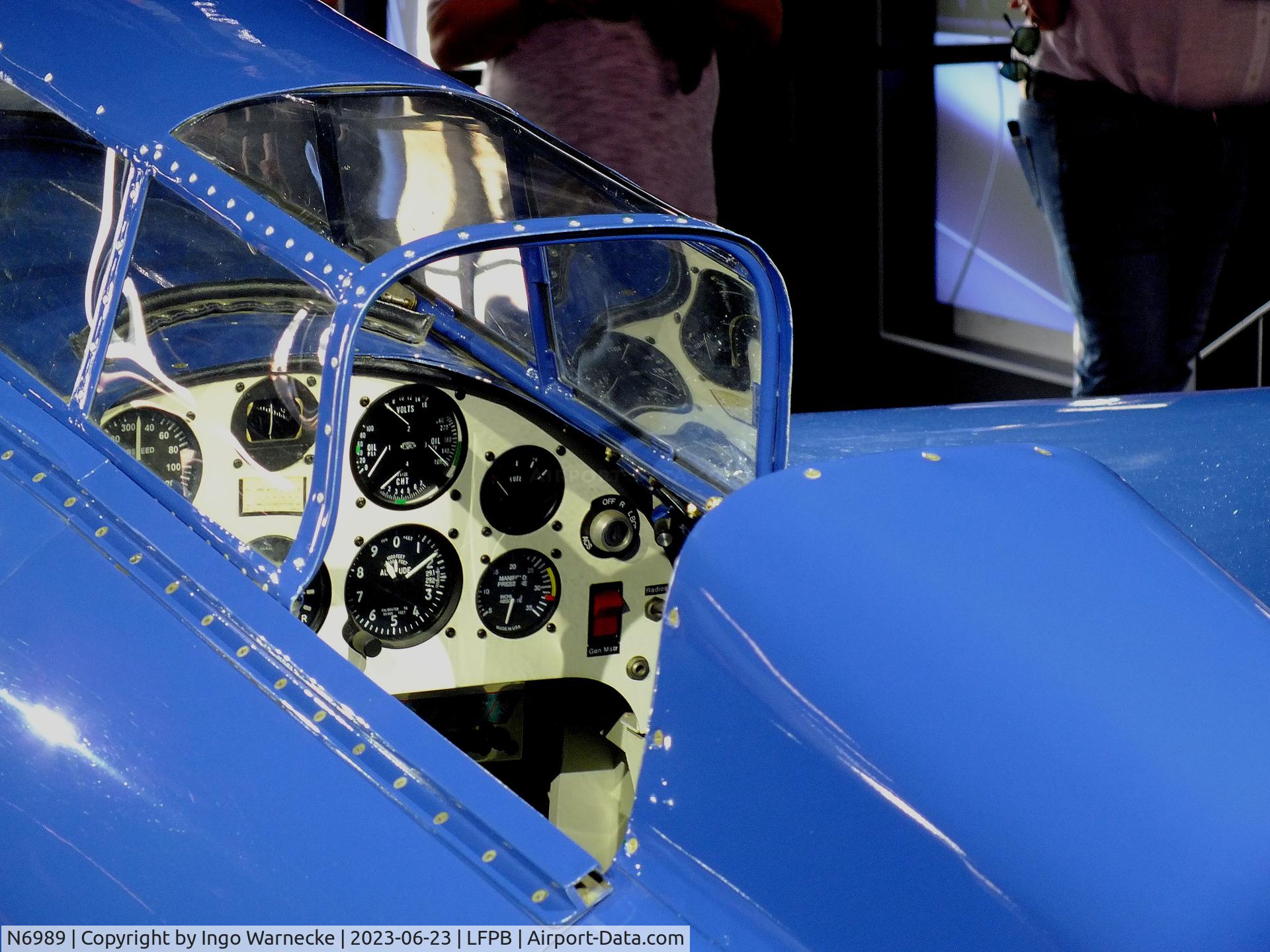 N6989, Caudron C.460 Rafale Replica C/N 100, Caudron (Mark A Lightsey) C.460 Rafale replica at the Aerosalon 2023, Paris #c