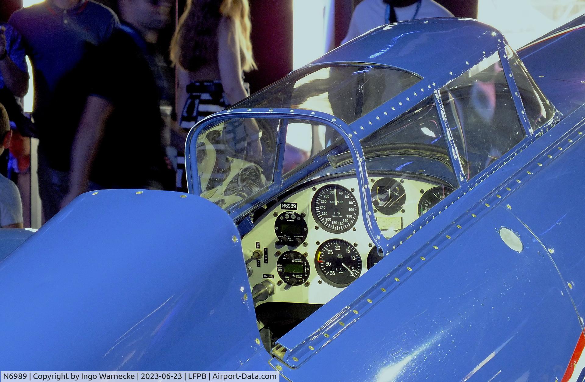 N6989, Caudron C.460 Rafale Replica C/N 100, Caudron (Mark A Lightsey) C.460 Rafale replica at the Aerosalon 2023, Paris #c