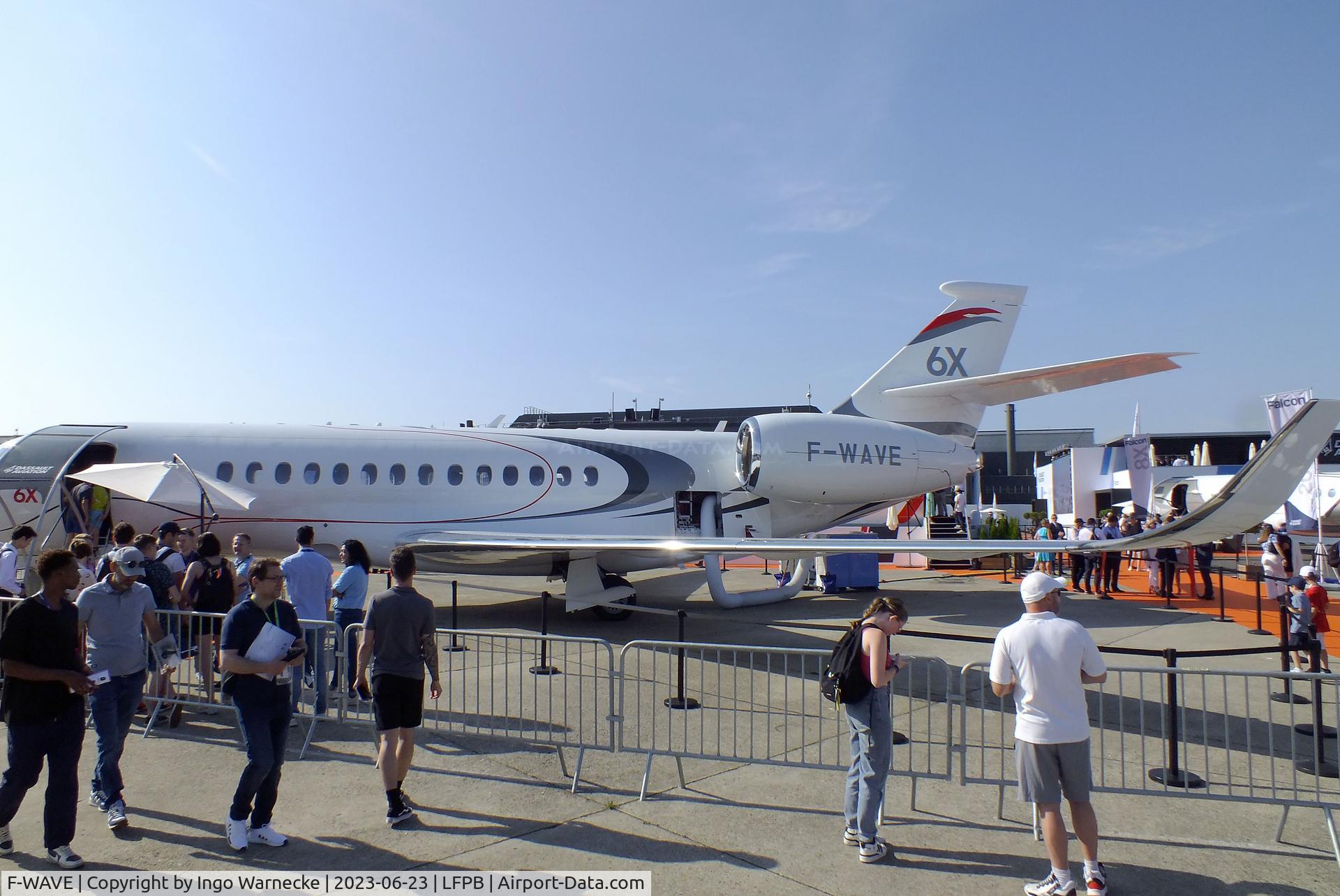 F-WAVE, 2021 Dassault Falcon 6X C/N 003, Dassault Falcon 6X at the Aerosalon 2023, Paris