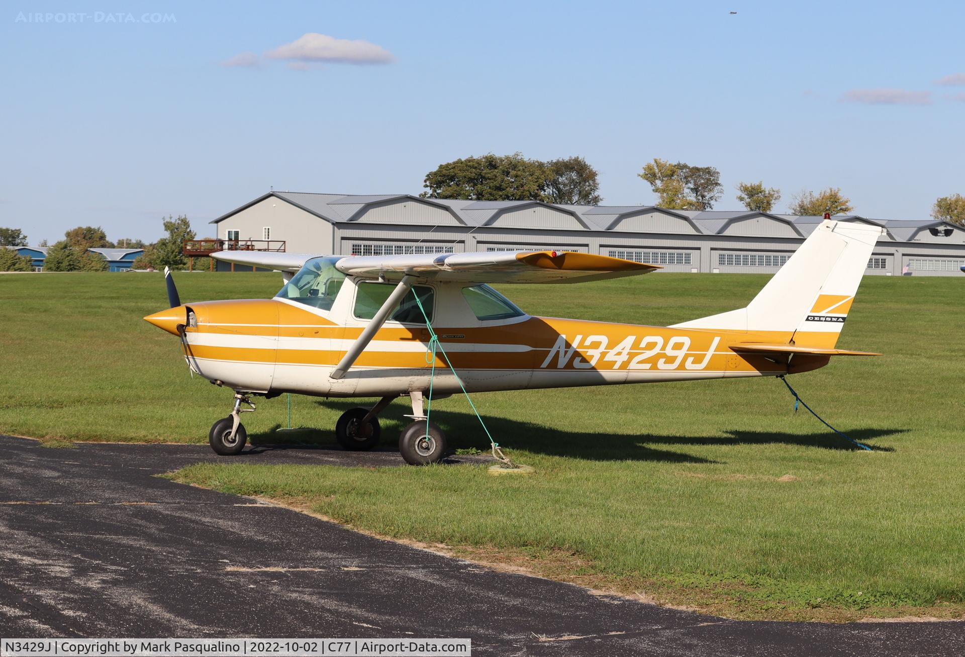 N3429J, 1967 Cessna 150G C/N 150-66129, Cessna 150G