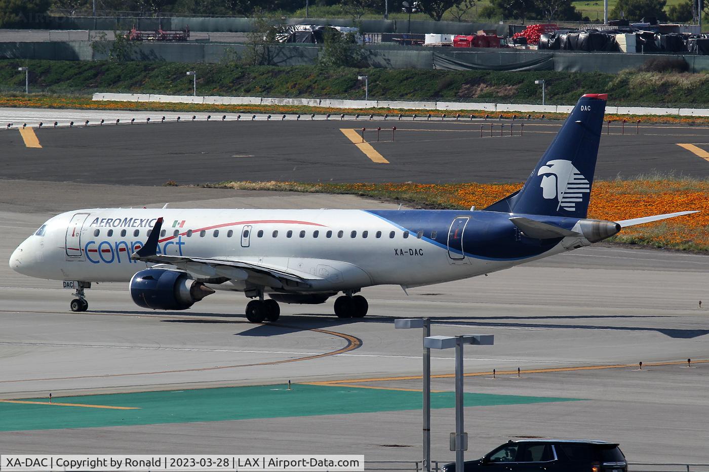 XA-DAC, 2012 Embraer 190LR (ERJ-190-100LR) C/N 19000455, at lax