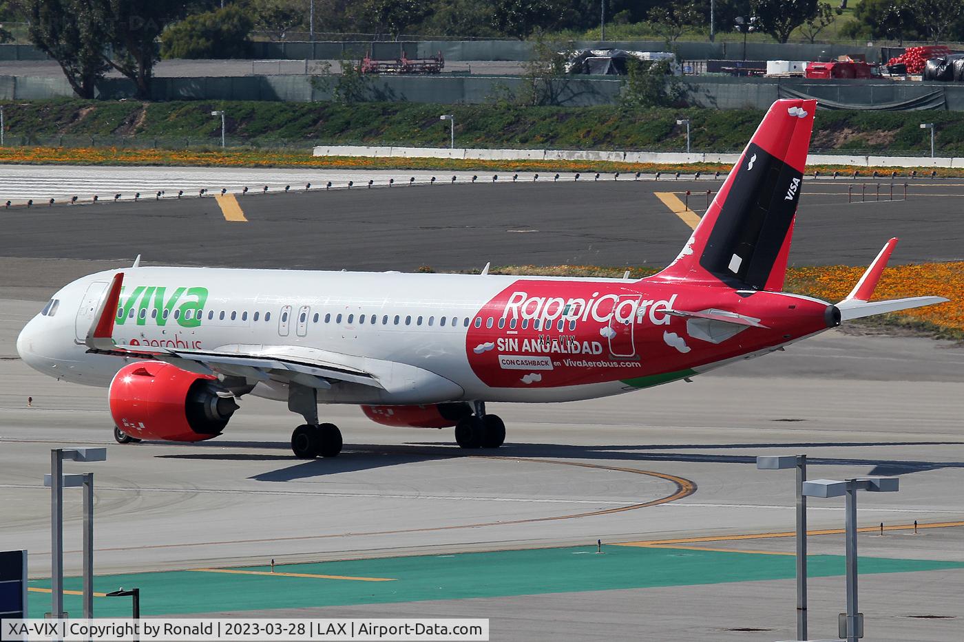 XA-VIX, 2020 Airbus A320-271N C/N 10062, at lax