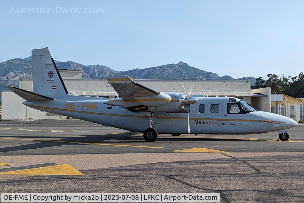 OE-FME, 1974 Rockwell 690A Turbo Commander Turbo Commander C/N 11173, Parked