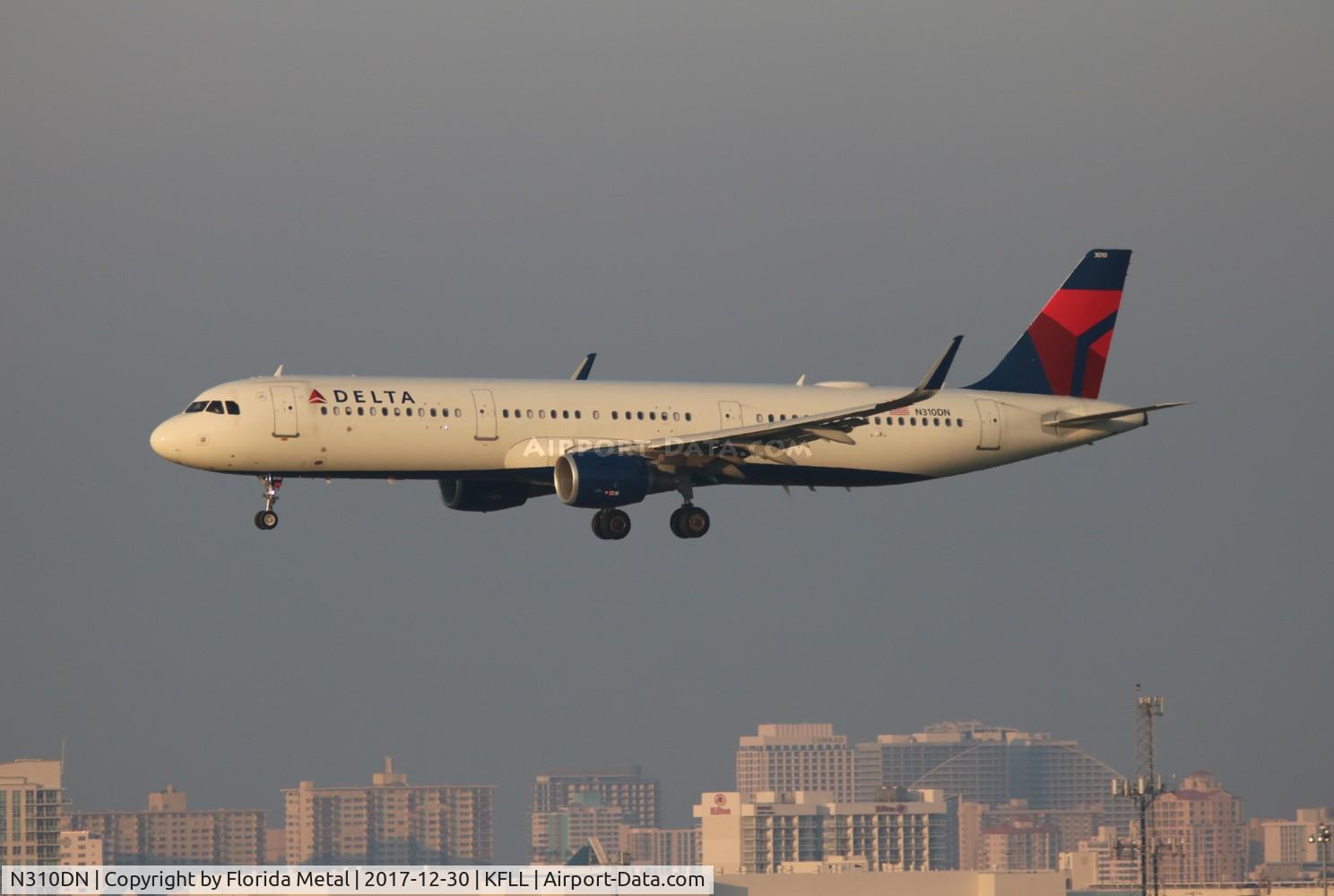 N310DN, 2016 Airbus A321-211 C/N 7293, DAL A321 zx ATL-FLL
