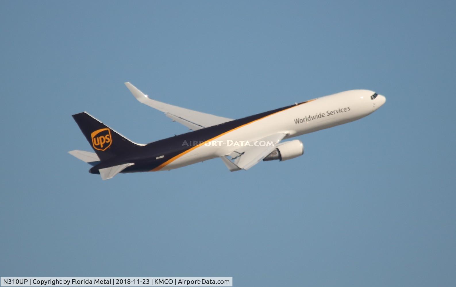 N310UP, 1996 Boeing 767-34AF C/N 27762, UPS 767-300F zx MCO-VCP
