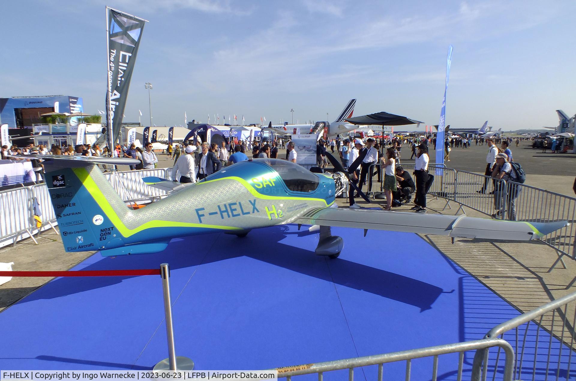 F-HELX, Elixir Aircraft Elixir C/N 002, Elixir Aircraft Elixir with Turbotech TP-R90 turboprop at the Aerosalon 2023, Paris