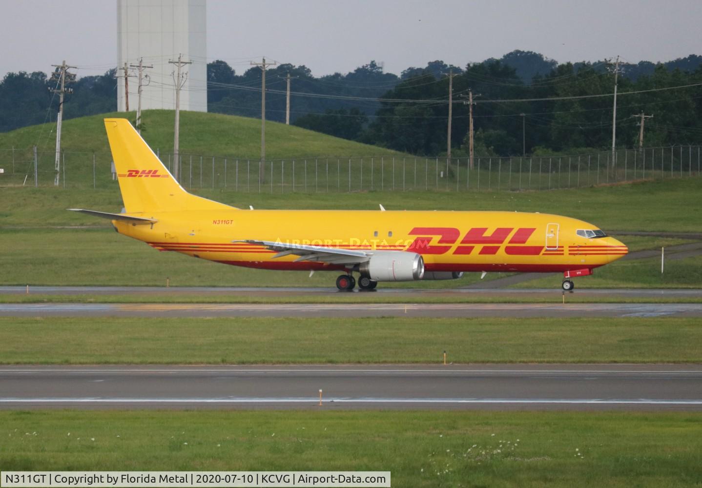 N311GT, 1995 Boeing 737-400F C/N 26316, DHL 734 zx CVG