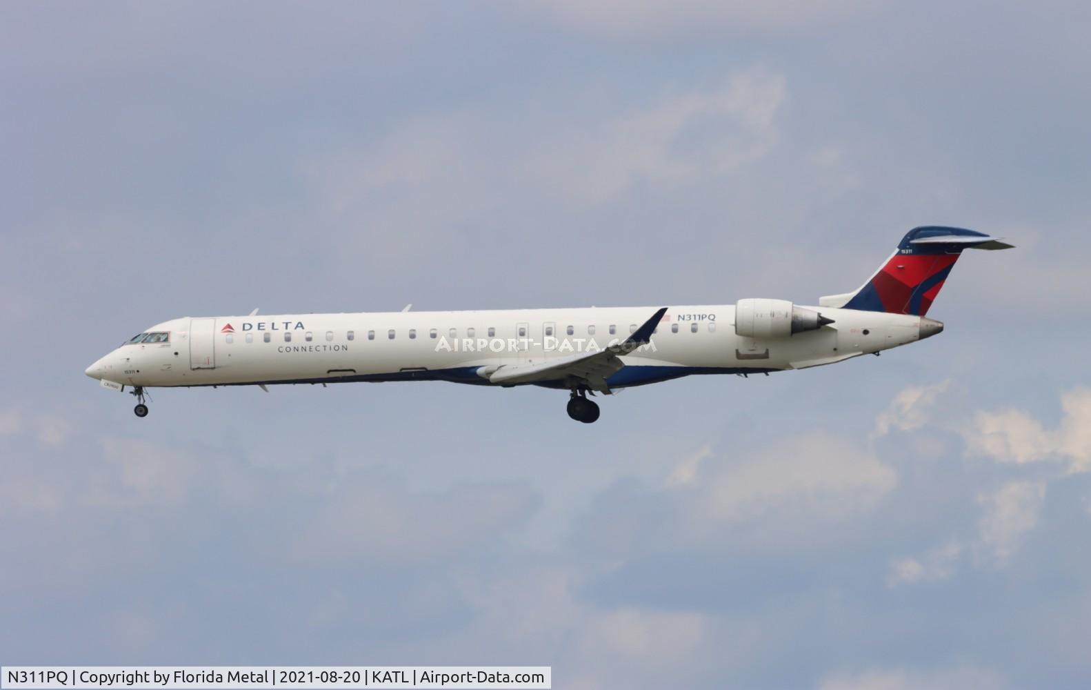 N311PQ, 2014 Bombardier CRJ-900 (CL-600-2D24) C/N 15311, END/DAL CR9 zx ATL north side