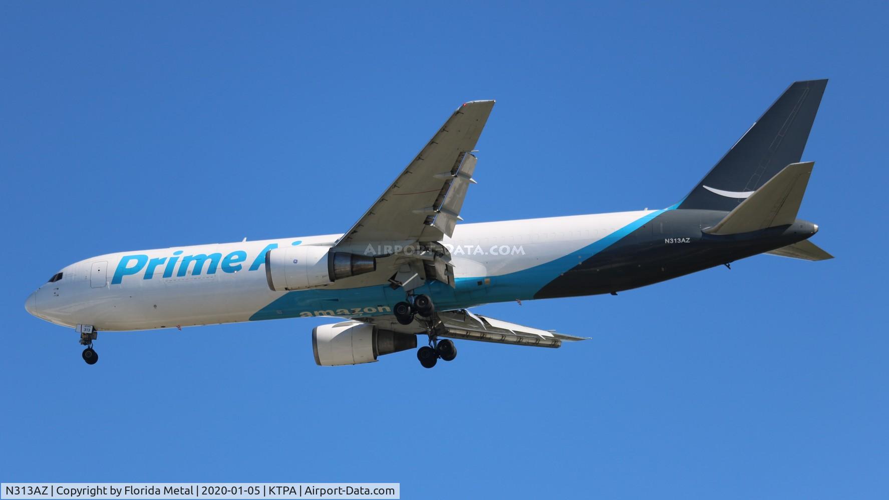 N313AZ, 1990 Boeing 767-338 C/N 24930, Amazon 767-300F zx ONT-TPA
