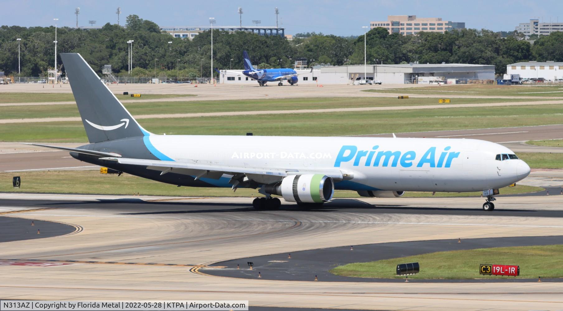 N313AZ, 1990 Boeing 767-338 C/N 24930, Amazon 767-300F zx TPA-CVG