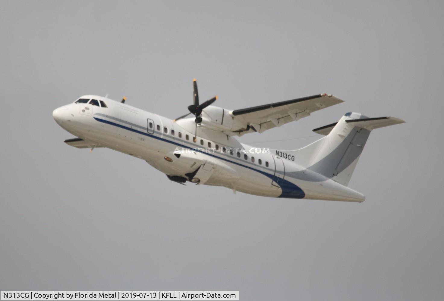 N313CG, 1993 ATR 42-320 C/N 358, Dept of Justice ATR 42 zx FLL 10R