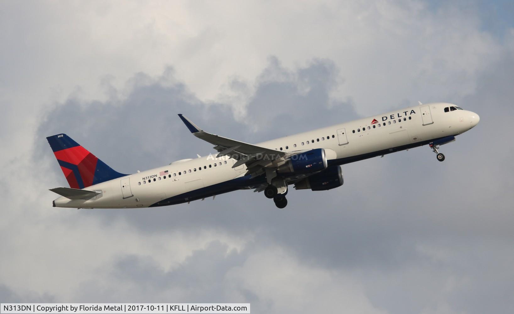 N313DN, 2016 Airbus A321-211 C/N 7381, DAL A321 zx FLL-ATL