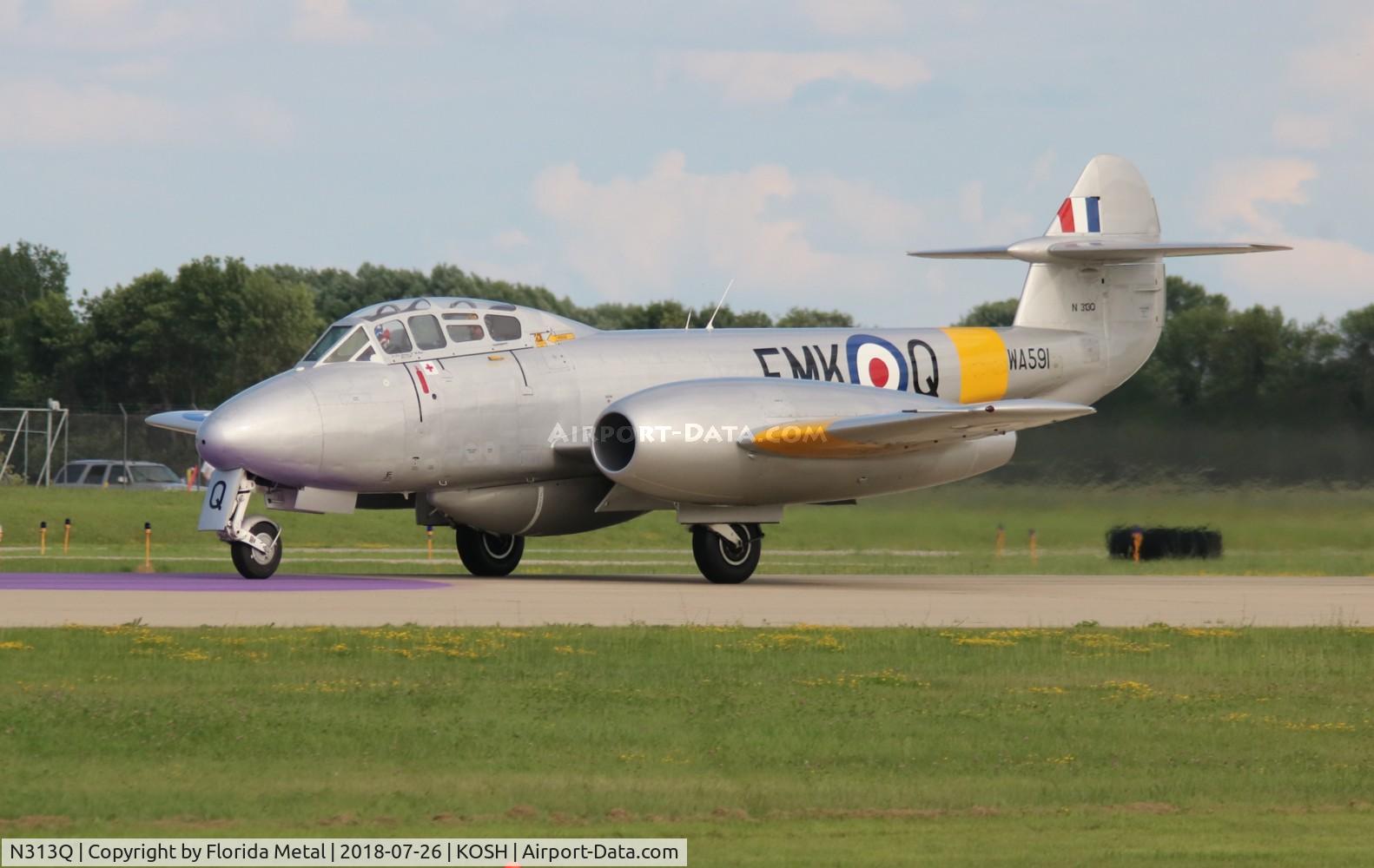 N313Q, 1949 Gloster Meteor T.7 C/N G5/356460, Gloster Meteor zx