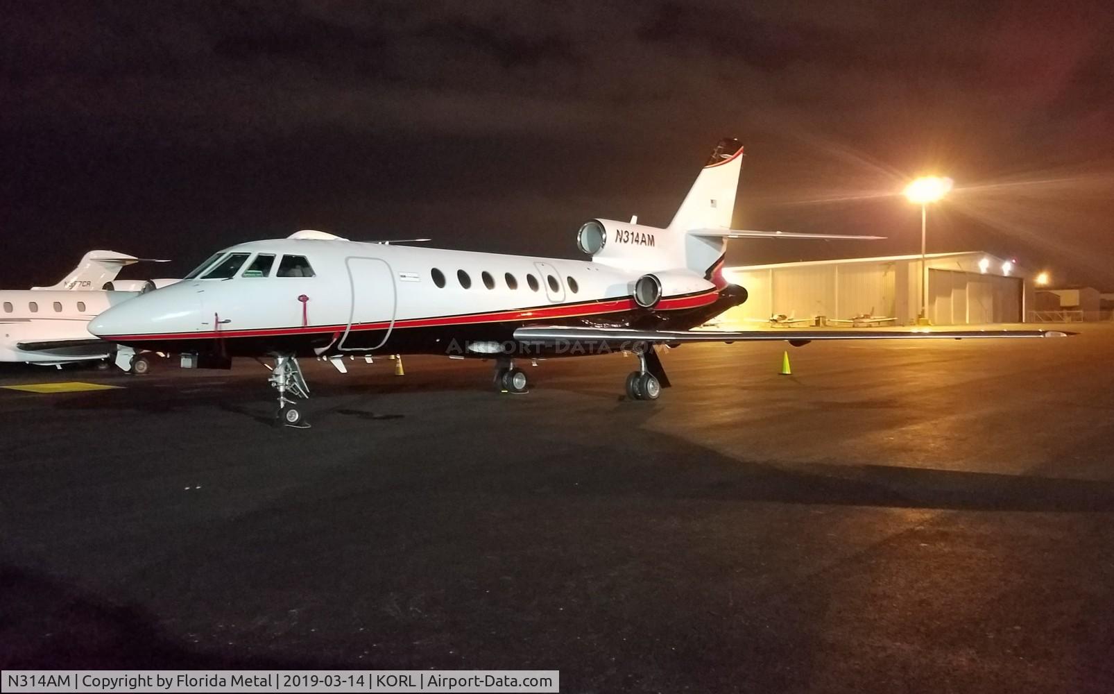 N314AM, 1990 Dassault Falcon 50 C/N 205, Falcon 50 zx